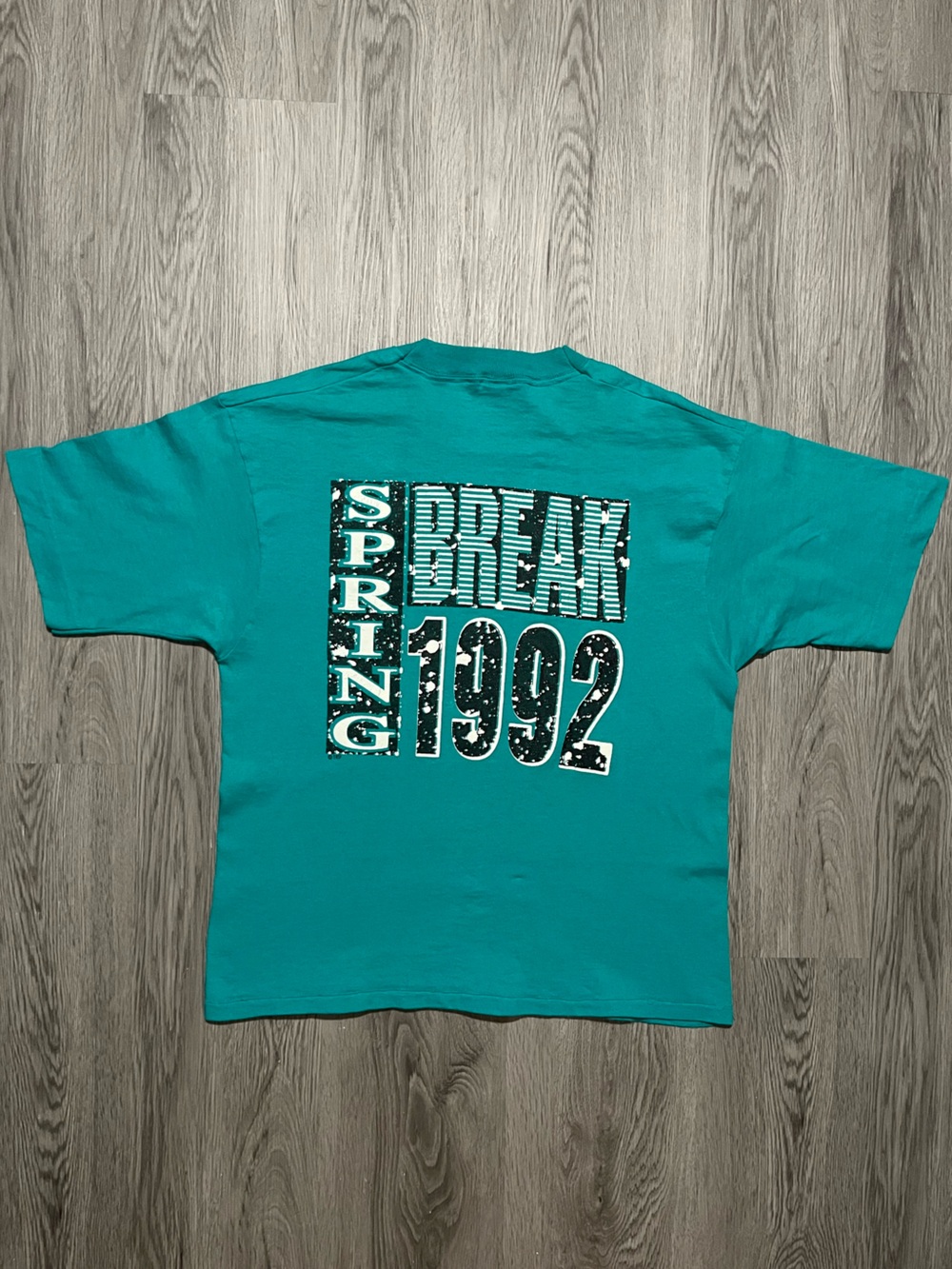 90s vintage spring break Ft. Myers Beach two sided graphic T-shirt large 